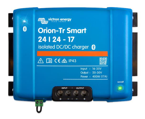 Victron Energy Orion-Tr Smart 24/24-17A (400W) Isolated DC-DC Charger – ORI242440120-Powerland