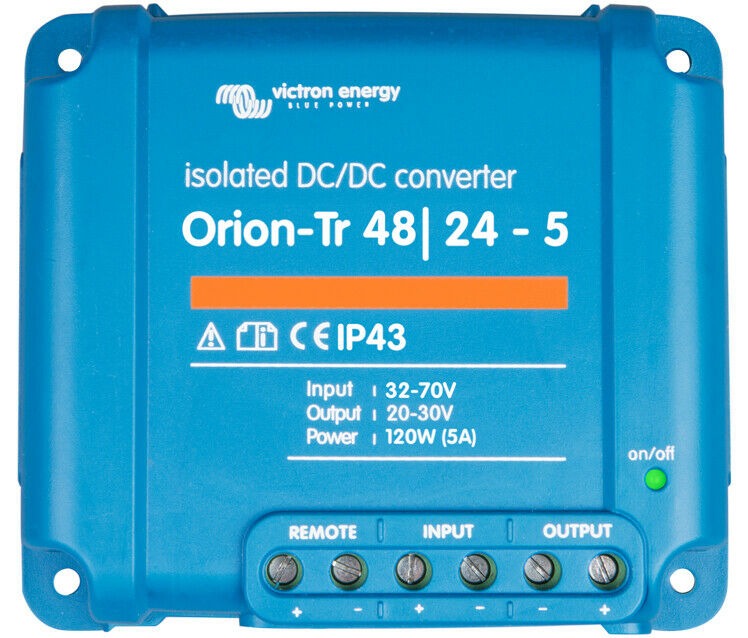 Victron Energy Orion-Tr 48/24-5A (120W) Isolated DC-DC Converter – ORI482410110-Powerland