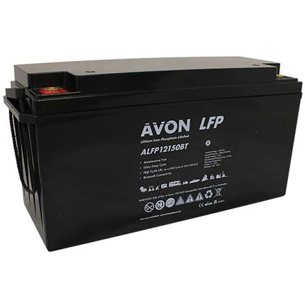 AVON LITHIUM LIFEPO4 BATTERY 12V 150AH BLUETOOTH-Powerland