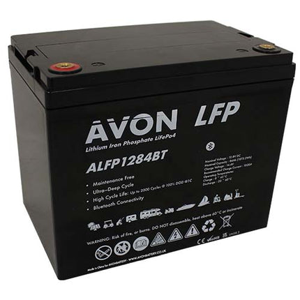 AVON LITHIUM LIFEPO4 BATTERY 12V 84AH BLUETOOTH-Powerland