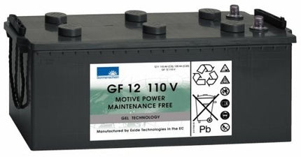 GF12110V SONNENSCHEIN GEL BATTERY (GF 12 110 V) SL135 12V 120AH-Powerland