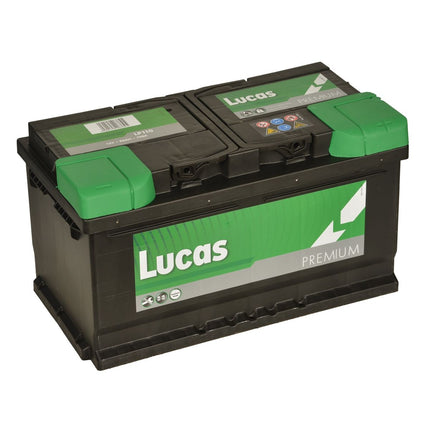 LP110 LUCAS PREMIUM CAR BATTERY 12V 80AH CCA (EN) 740A-Powerland