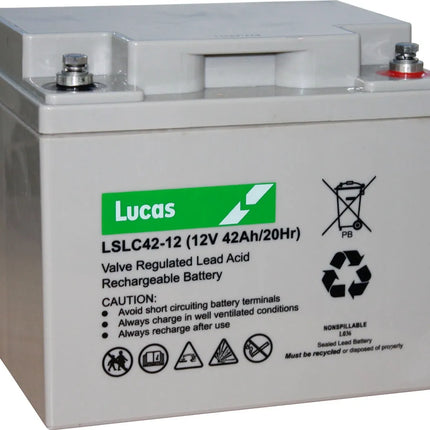 LSLC42-12 SEALED LEAD ACID VRLA BATTERY 12V 42AH FNC12420-Powerland