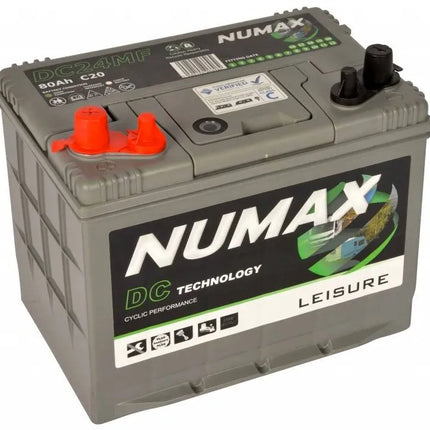 DC24MF NUMAX LEISURE BATTERY 12V 80AH-Powerland