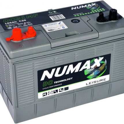 DC31MF NUMAX LEISURE BATTERY 12V 105AH-Powerland