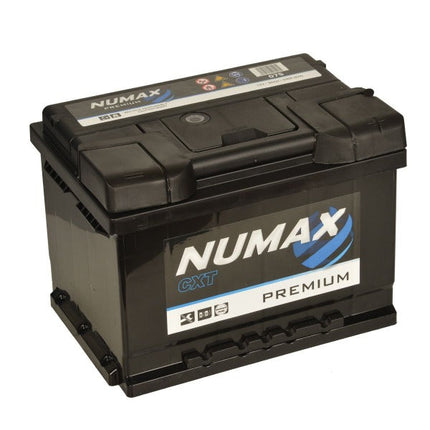 075 NUMAX CAR BATTERY 12V 60AH CCA (EN) 540-Powerland