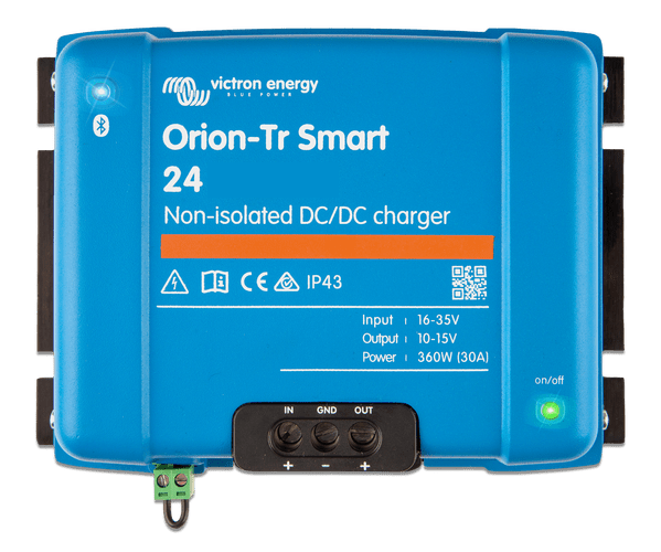 Victron Energy Orion-Tr Smart 24/24-17A (400W) Non-isolated DC-DC Charger – ORI242440140-Powerland