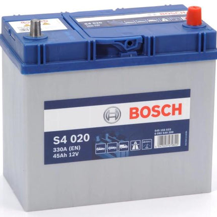 S4 020 BOSCH CAR BATTERY 12V 45AH (CCA 330 amps) Type 044 S4020-Powerland