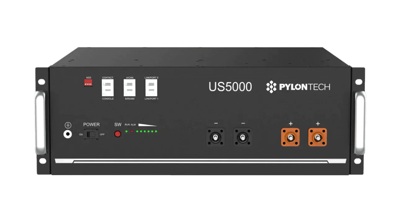 Pylon US5000 4.8kWh Li-Ion Solar Battery 48V (excl. brackets) - PYLONTECH-Powerland