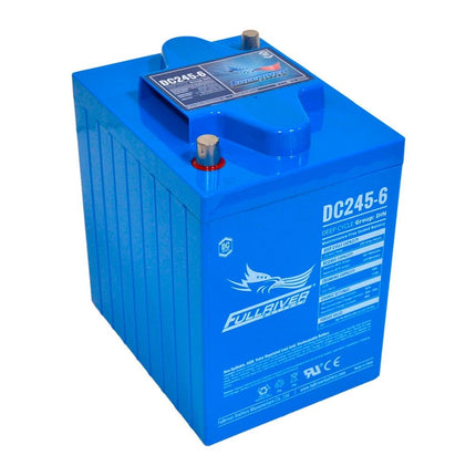 DC245-6 FULLRIVER DC SERIES DEEP CYCLE AGM LEISURE BATTERY 245AH (DIN)-Powerland