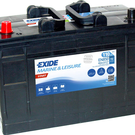 EN850 EXIDE START MARINE LEISURE BATTERY-Powerland