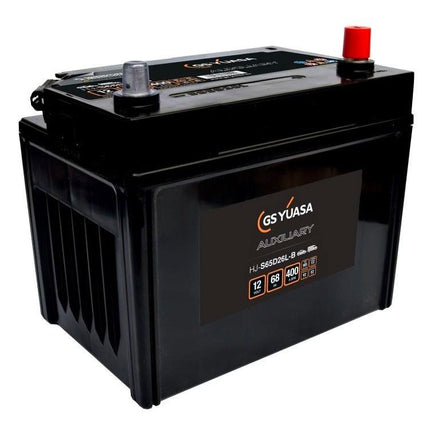 HJ-S65D26L-B YUASA AUXILIARY CAR BATTERY 12V 57AH 400CCA-Powerland