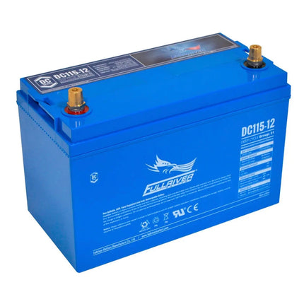 DC115-12 FULLRIVER DC SERIES DEEP CYCLE AGM LEISURE BATTERY 115AH-Powerland