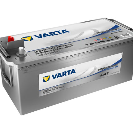 LED190 VARTA PROFESSIONAL DUAL PURPOSE EFB LEISURE BATTERY 190AH (LFD180) (930190105)-Powerland