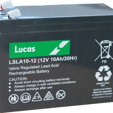 LUCAS LSLA10-12 MOBILITY BATTERY 12V 10AH-Powerland