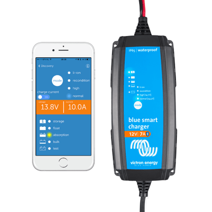 Victron Energy Blue Smart IP65 Charger 12V 7A 1 Output UK – BPC120731024R-Powerland