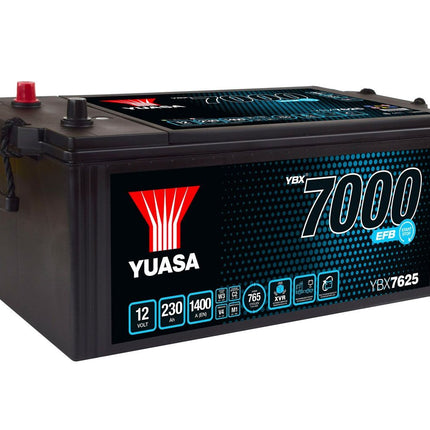 732GM YUASA CARGO DEEP CYCLE GM BATTERY 12V 230AH YBX7625-Powerland