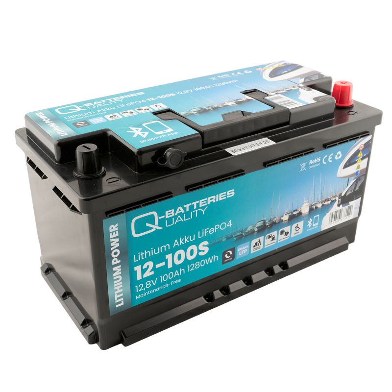 LiFePO4-Batterie 12,8V/100Ah