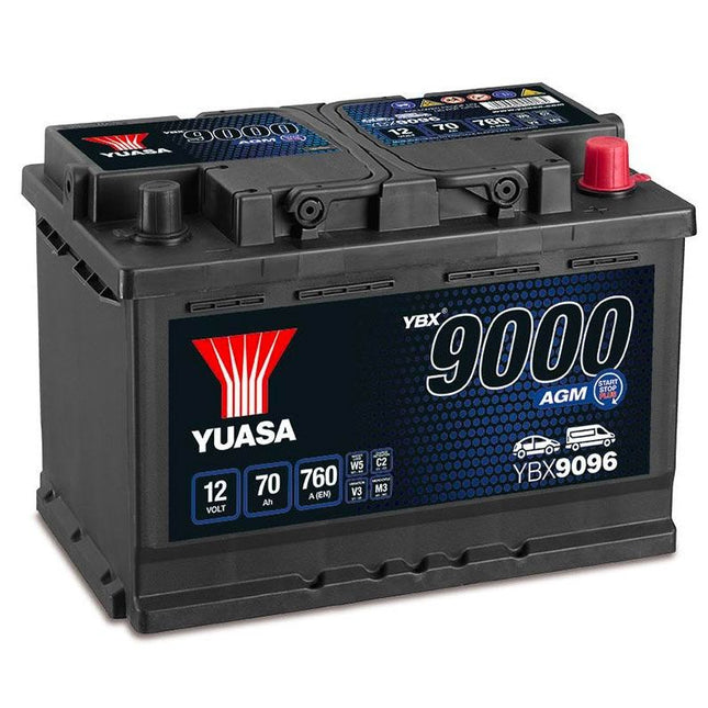 Yuasa YBX3063 12V Car Battery 45Ah 425A 063 Type Sealed Maintenance Free